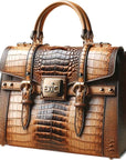 Croco Luxuriance Tote - Exici