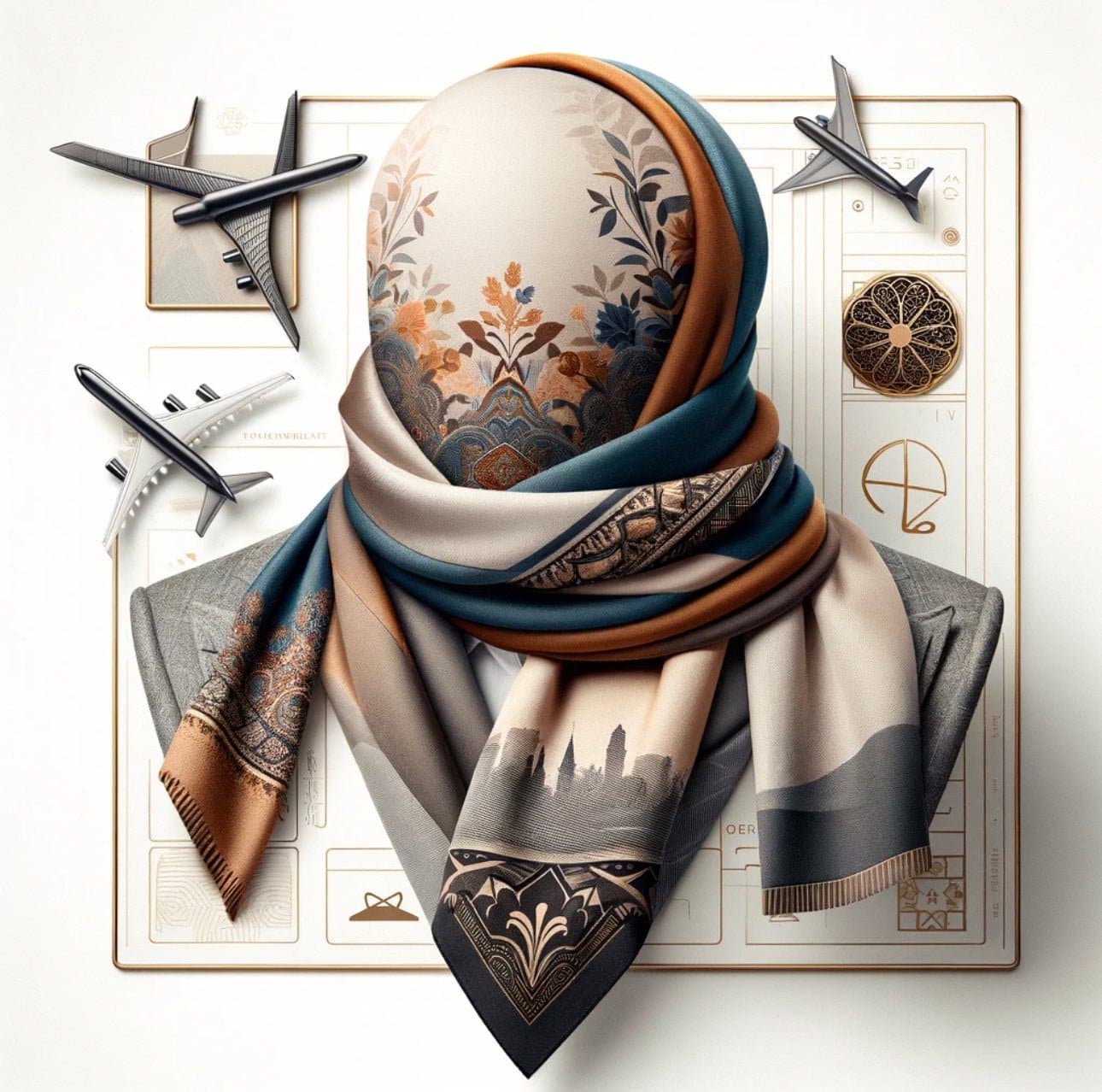 Voyager Chic Scarf - Exici