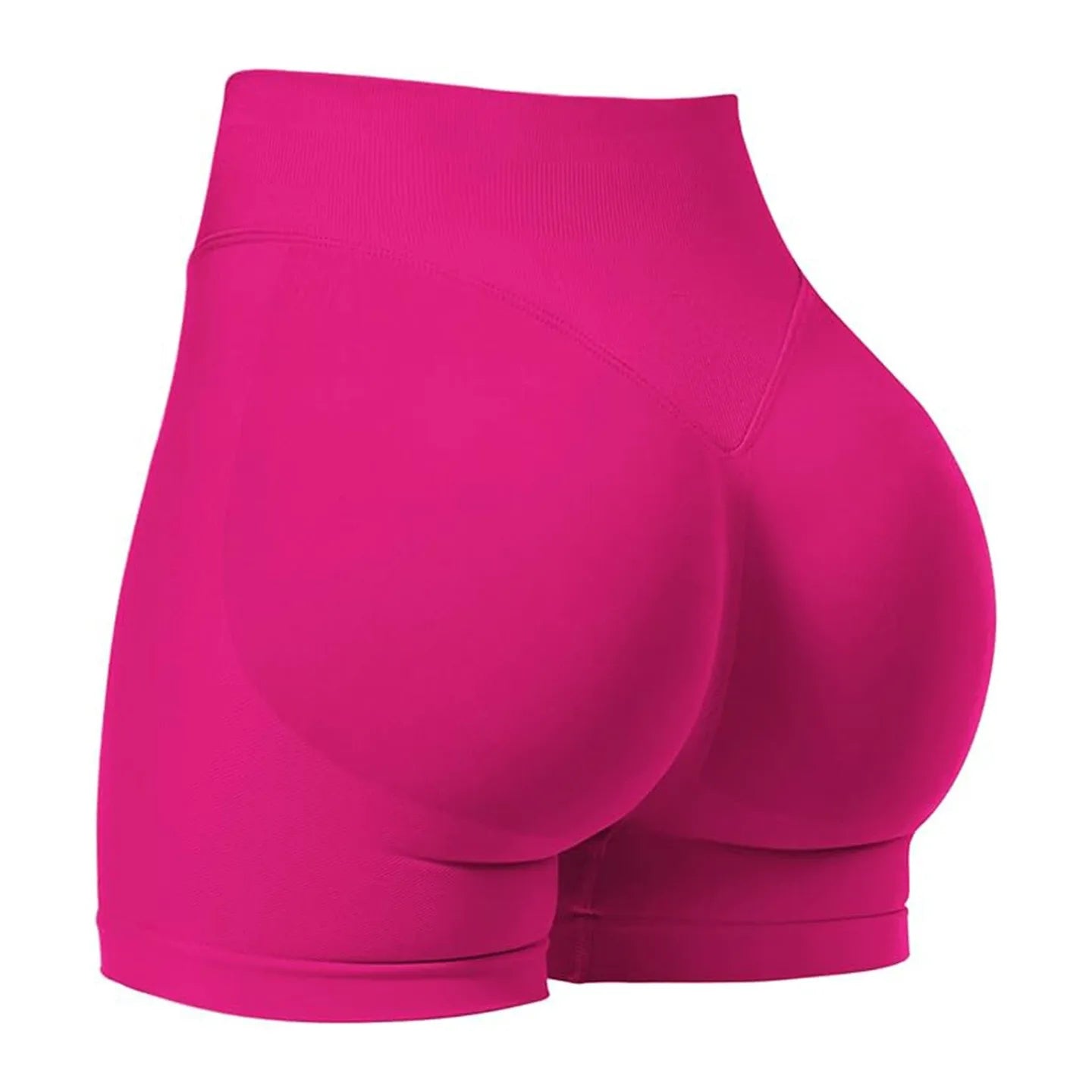 Women's Seamless Stretch Gym Shorts – Low Waist Yoga, Running & Cycling Activewear