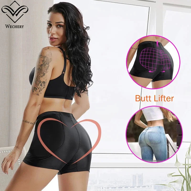 Women's Padded Hip Enhancer Shapewear – Seamless Butt Lift & High Waist Body Shaper