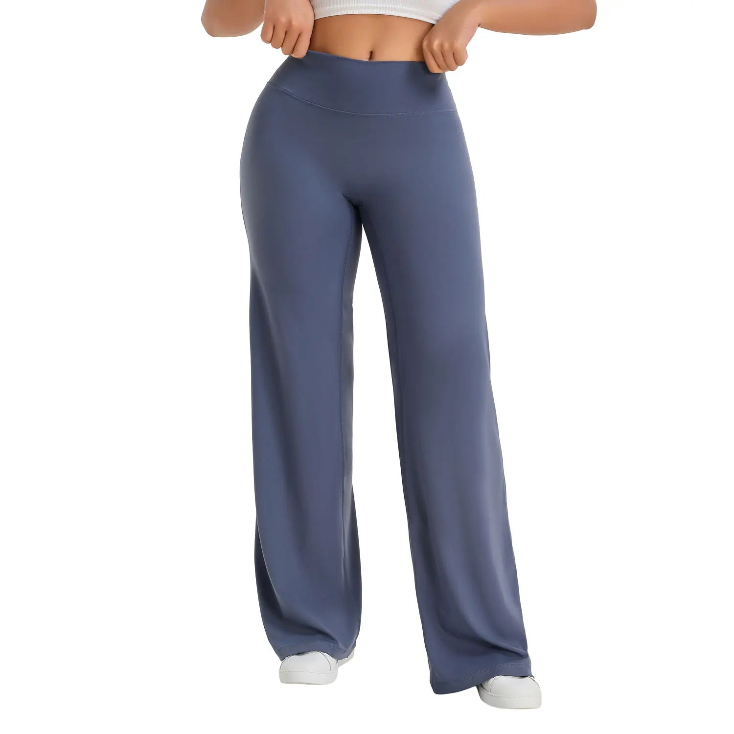 NCLAGEN Women's Straight Leg Yoga Pants – SoftMotion Naked-Feel Gym Trousers