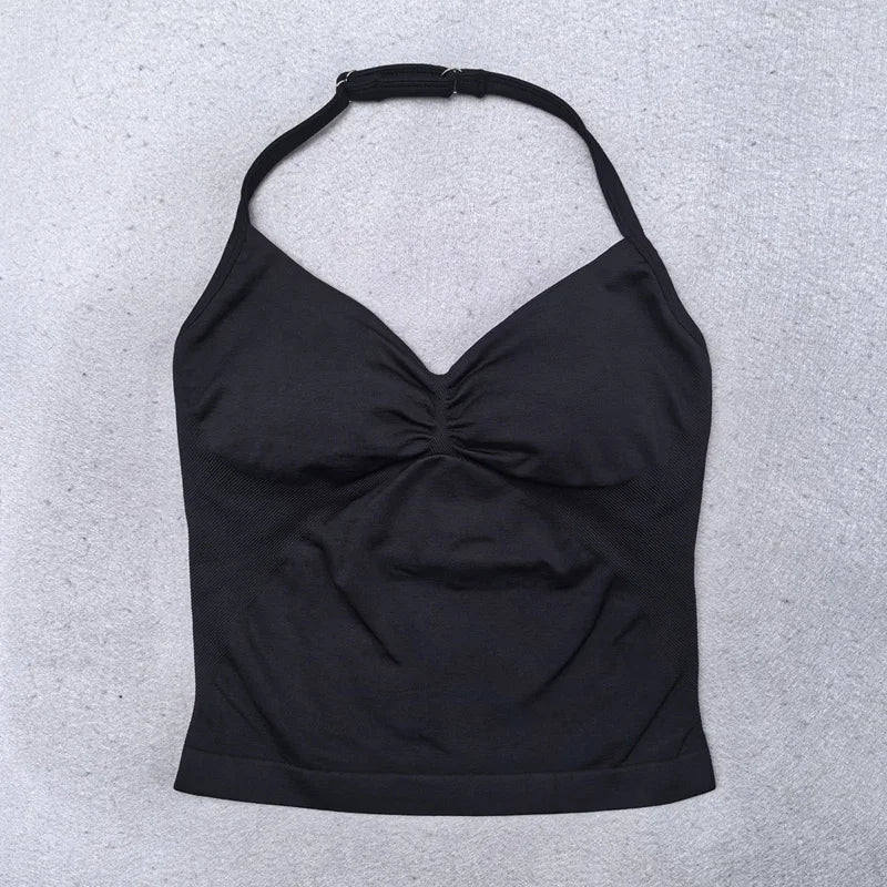 Women's Seamless Workout Set | Scrunch Leggings + Padded Sports Bra
