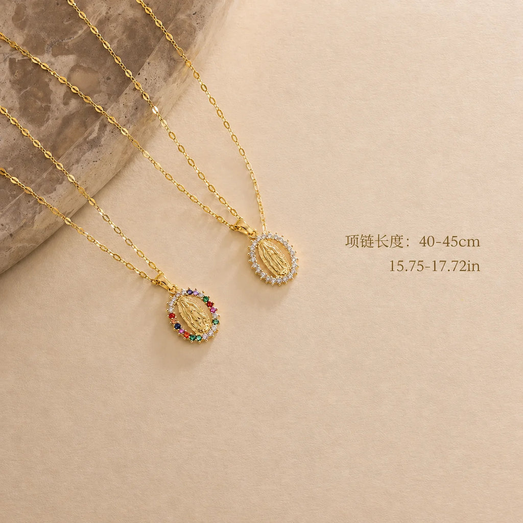 Elegant Gold Pendant Necklace for Women – Minimalist Fashion Jewelry Gift