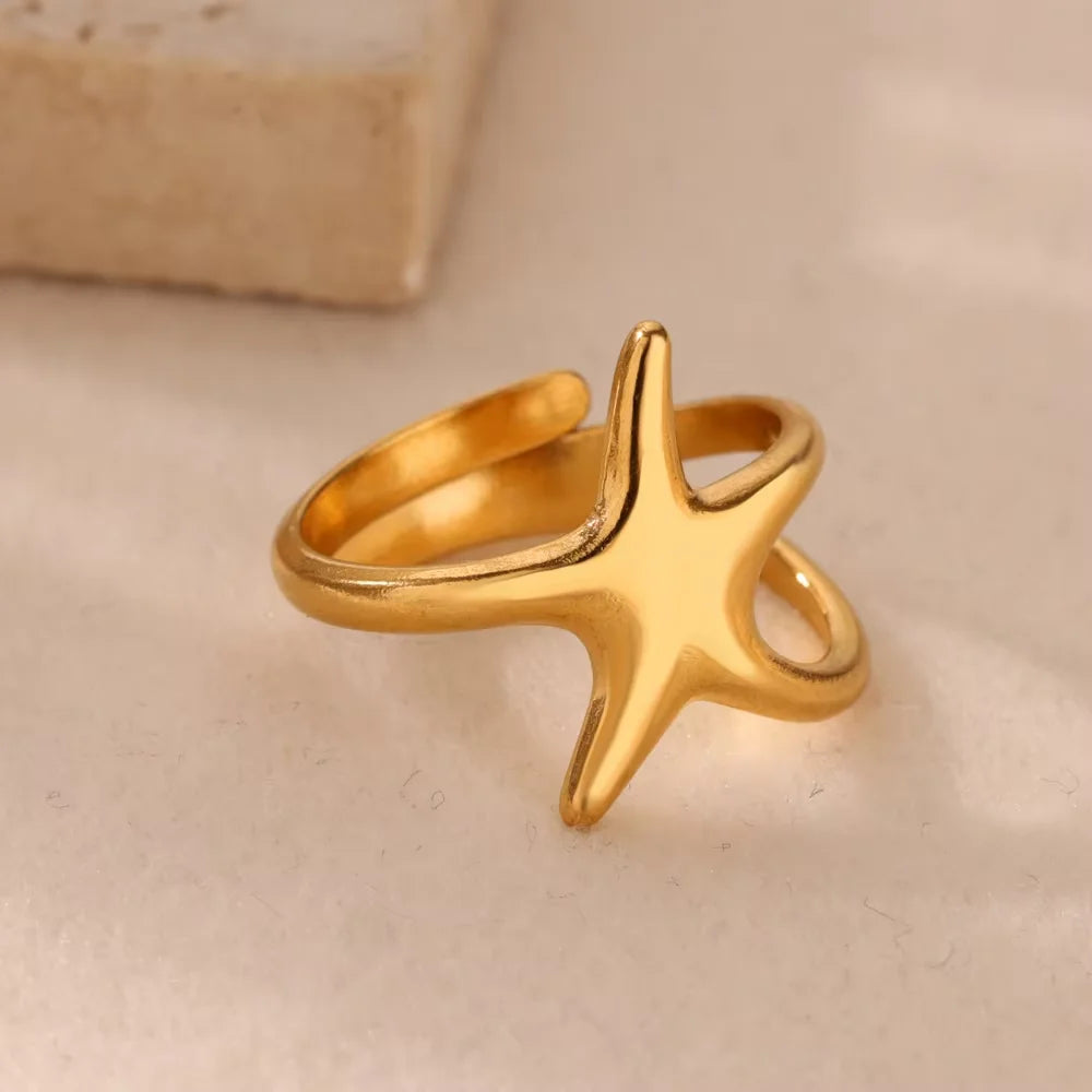 Summer Starfish Ring