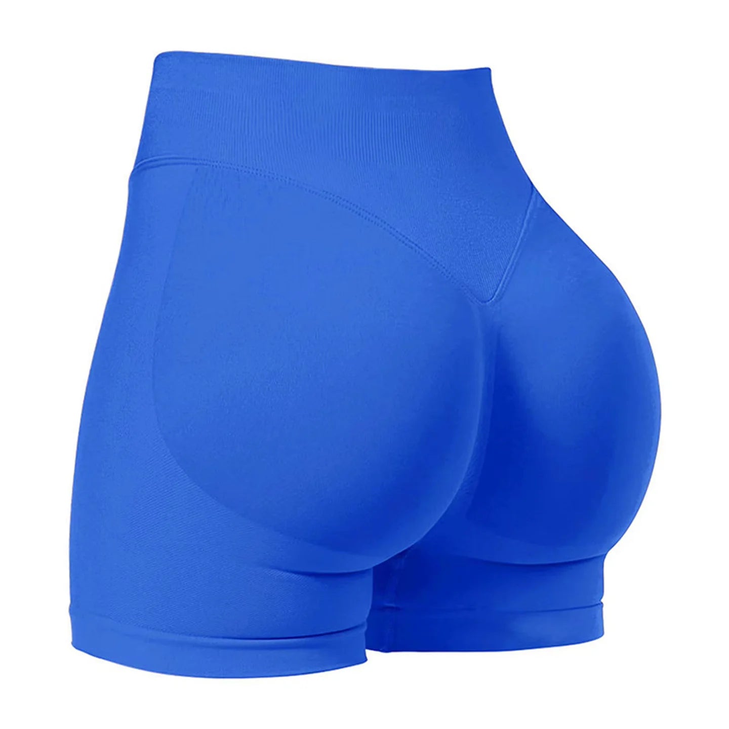 Women's Seamless Stretch Gym Shorts – Low Waist Yoga, Running & Cycling Activewear