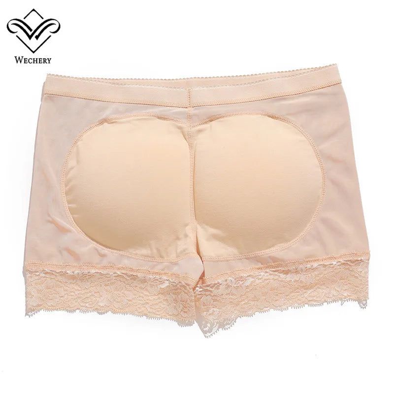 High Waist Padded Shapewear Shorts – Seamless Tummy Control & Hip Enhancer for Women
