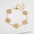 Lucky Clover Shell Bracelet for Women