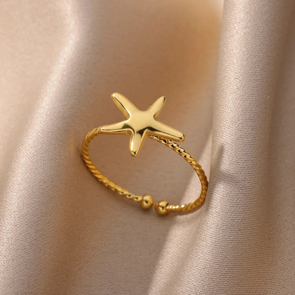 Summer Starfish Ring