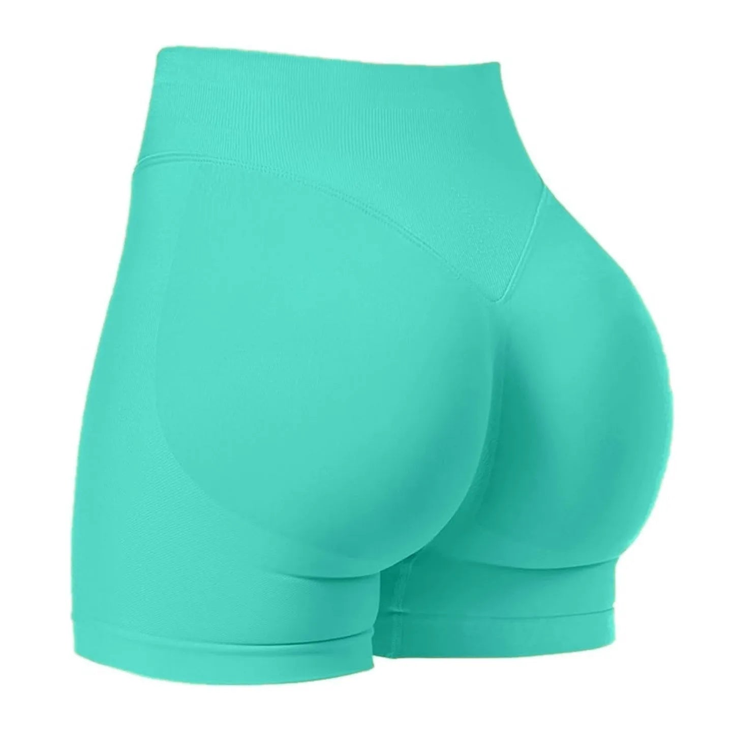 Women's Seamless Stretch Gym Shorts – Low Waist Yoga, Running & Cycling Activewear