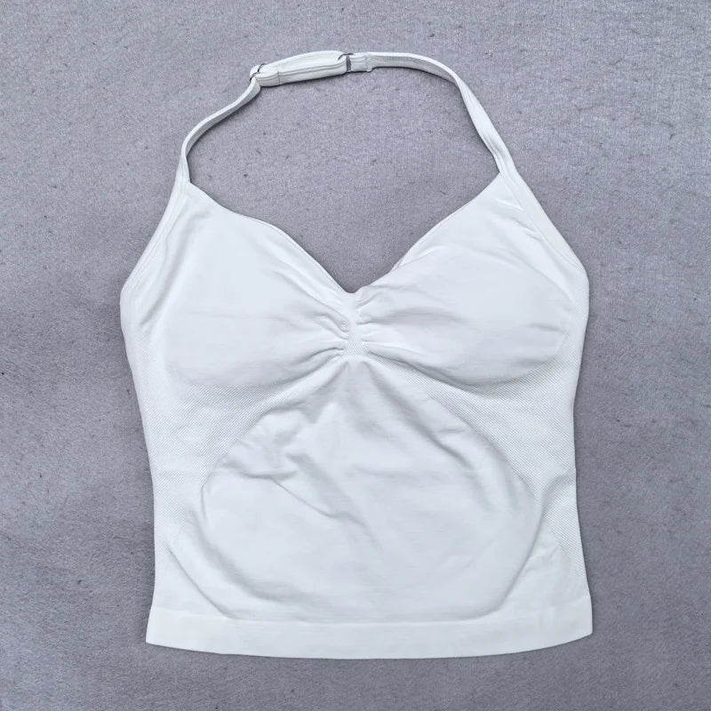 Women's Seamless Workout Set | Scrunch Leggings + Padded Sports Bra
