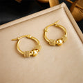 Elegant Hollow Woven Earrings – Gold Statement Jewelry for Women
