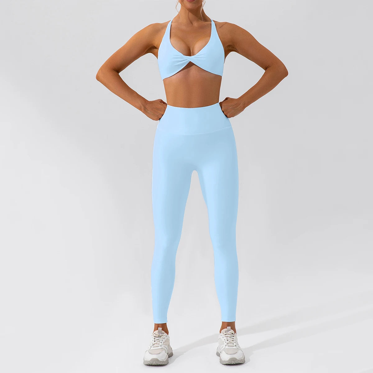 Women's 2-Piece Quick-Dry Yoga Set – Long Sleeve Gym Tracksuit