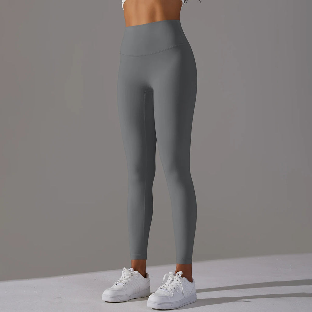 Women's High Waist Yoga Leggings – Breathable Workout & Running Tights