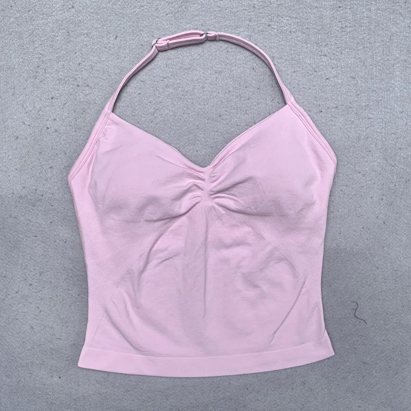 Women's Seamless Workout Set | Scrunch Leggings + Padded Sports Bra