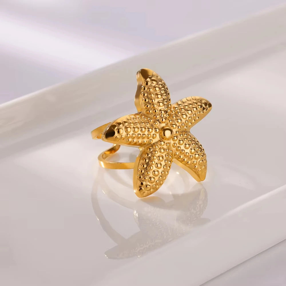 Summer Starfish Ring