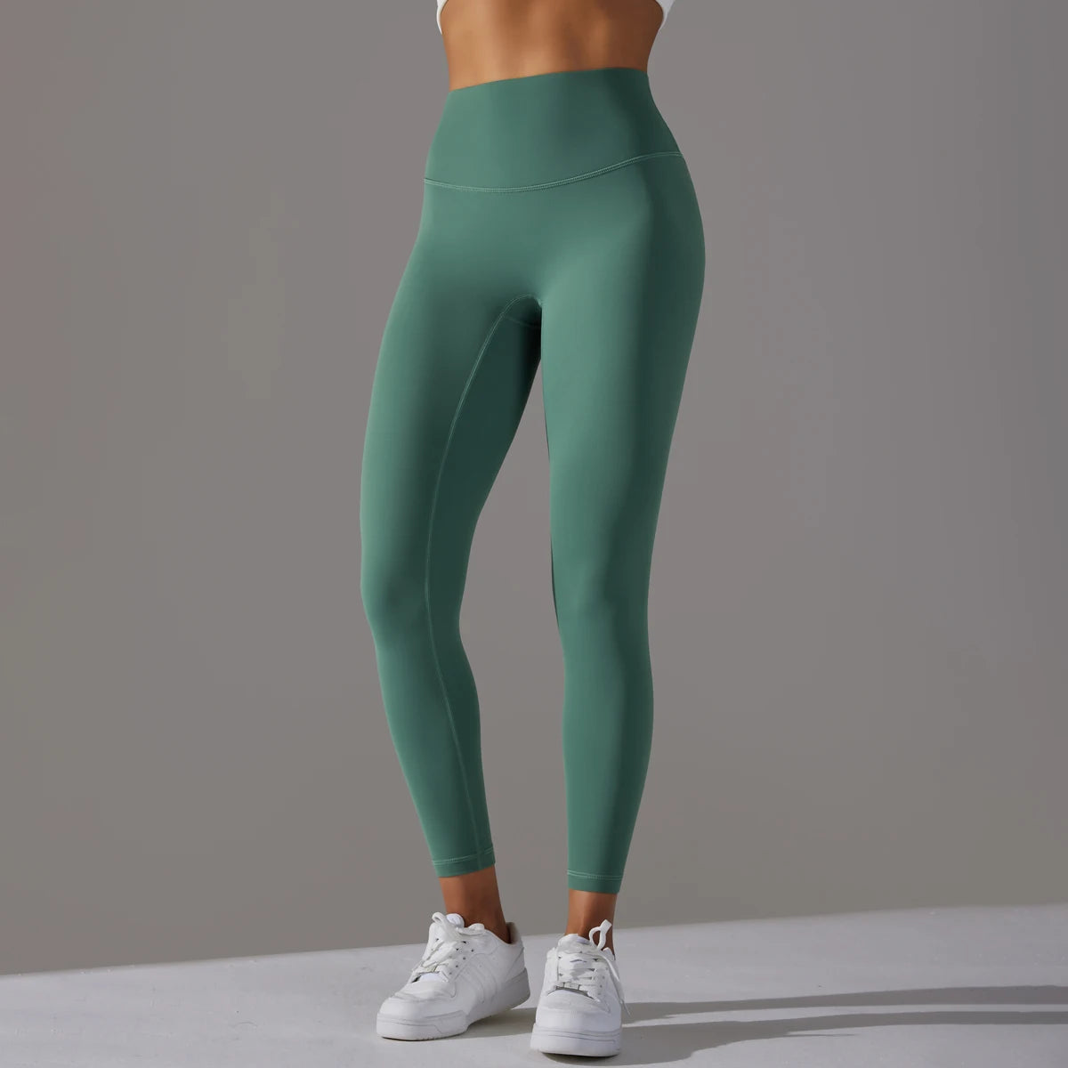 Women's High Waist Yoga Leggings – Breathable Workout & Running Tights
