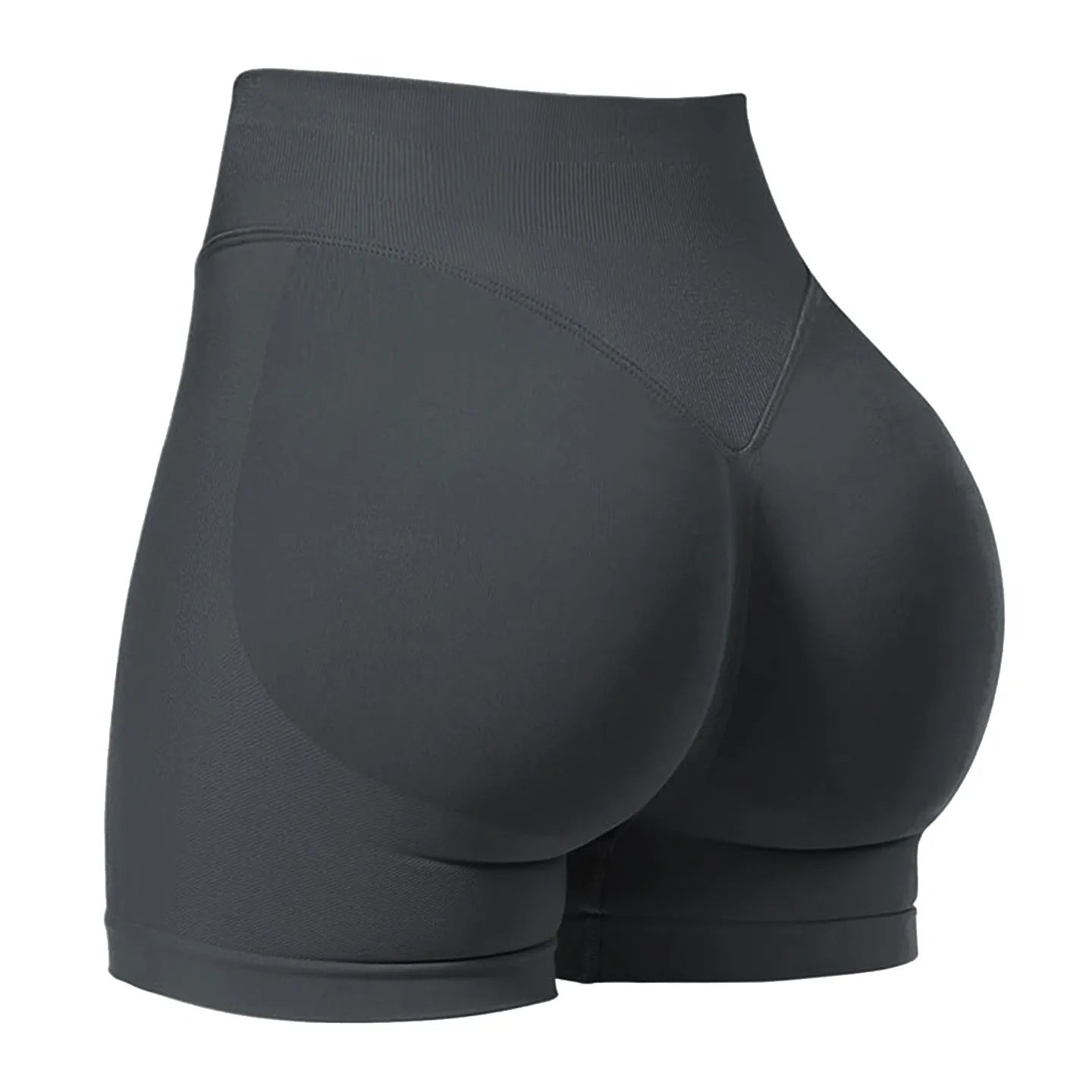 Women's Seamless Stretch Gym Shorts – Low Waist Yoga, Running & Cycling Activewear
