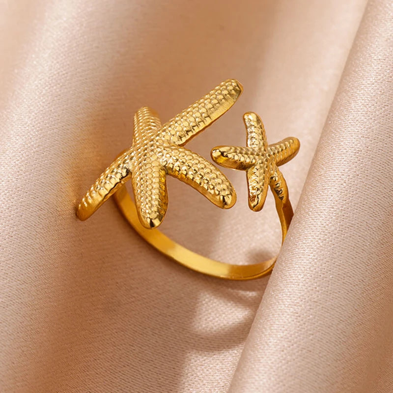 Summer Starfish Ring