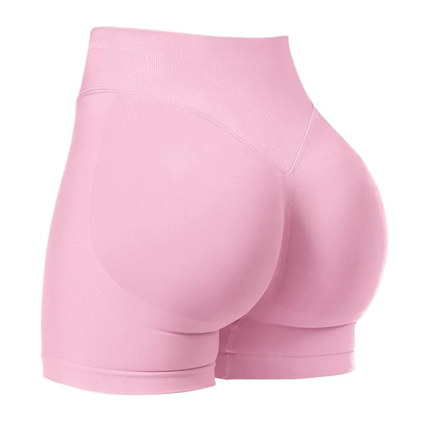 Women's Seamless Stretch Gym Shorts – Low Waist Yoga, Running & Cycling Activewear