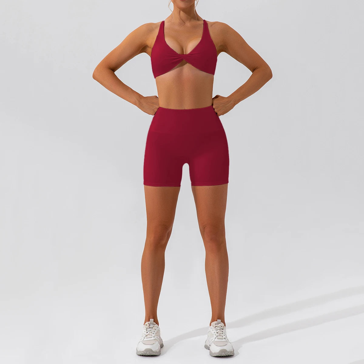 Women's 2-Piece Quick-Dry Yoga Set – Long Sleeve Gym Tracksuit
