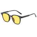 quare Vintage Sunglasses – Clear Transparent Frame, Unisex Eyewear