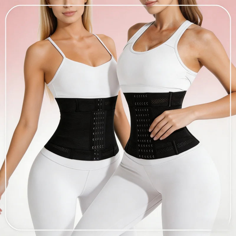 Women's Waist Trainer Shapewear – Double Tummy Control Body Shaper Corset