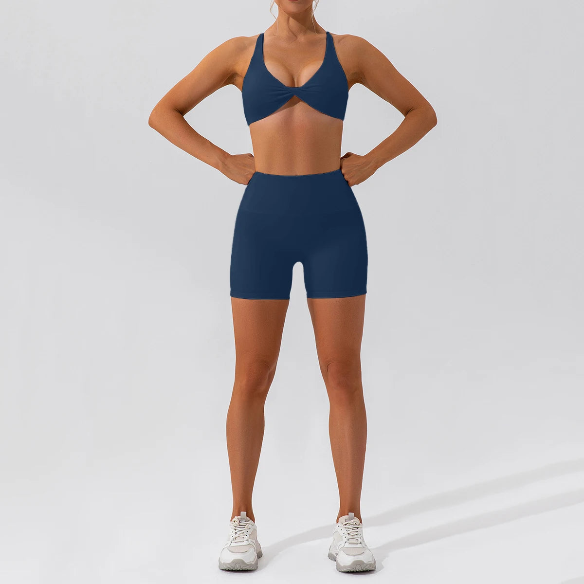Women's 2-Piece Quick-Dry Yoga Set – Long Sleeve Gym Tracksuit