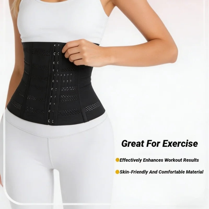 Women's Waist Trainer Shapewear – Double Tummy Control Body Shaper Corset