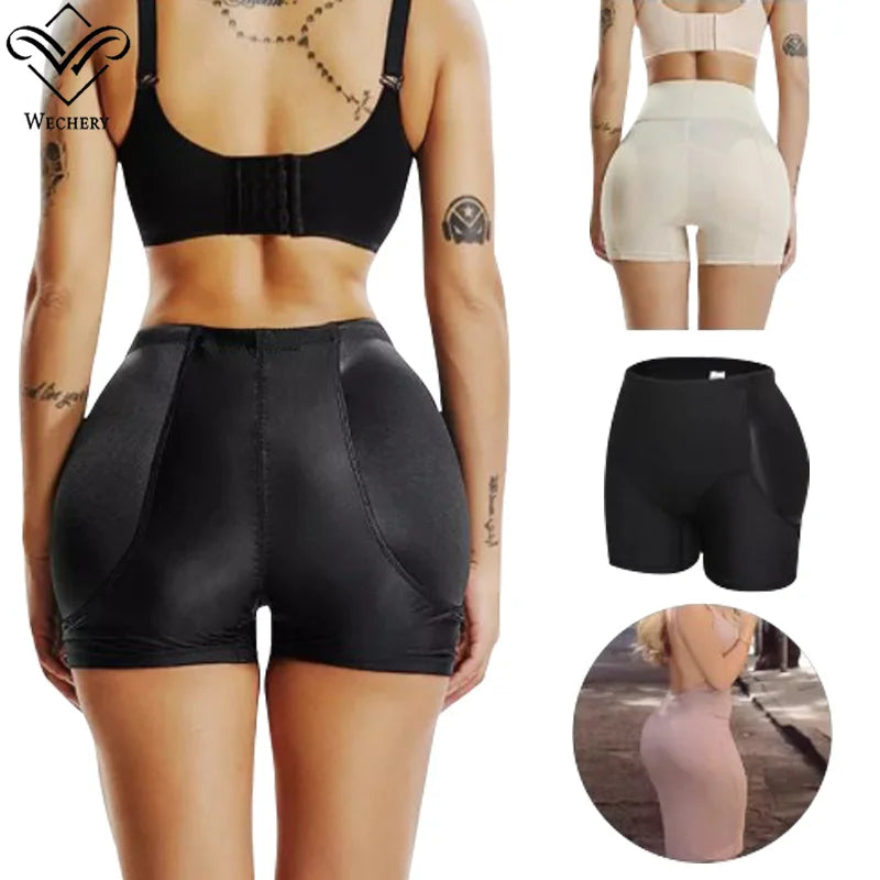 Women's Padded Hip Enhancer Shapewear – Seamless Butt Lift & High Waist Body Shaper