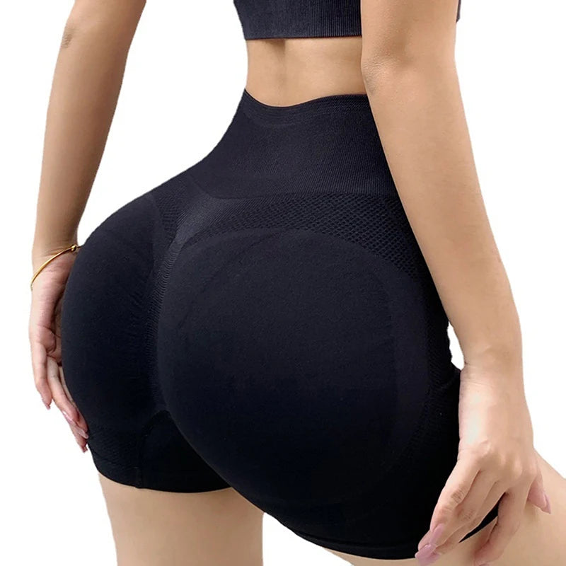 High Waist Push-Up Sports Shorts for Women – Yoga, Gym & Running Activewear