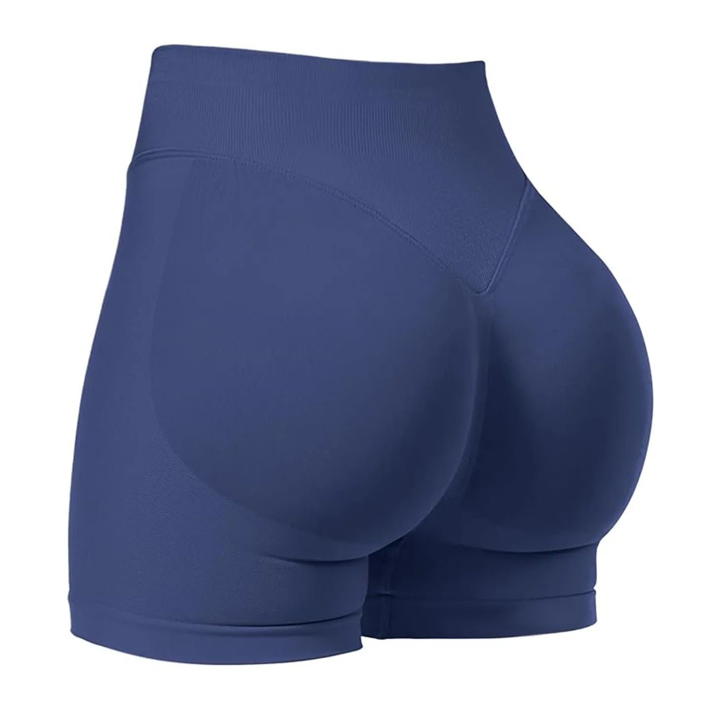 Women's Seamless Stretch Gym Shorts – Low Waist Yoga, Running & Cycling Activewear