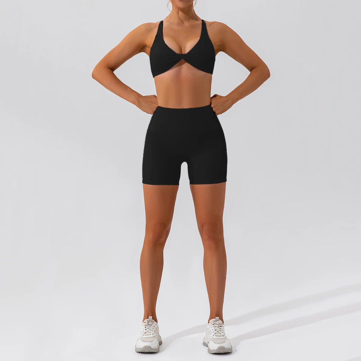 Women's 2-Piece Quick-Dry Yoga Set – Long Sleeve Gym Tracksuit