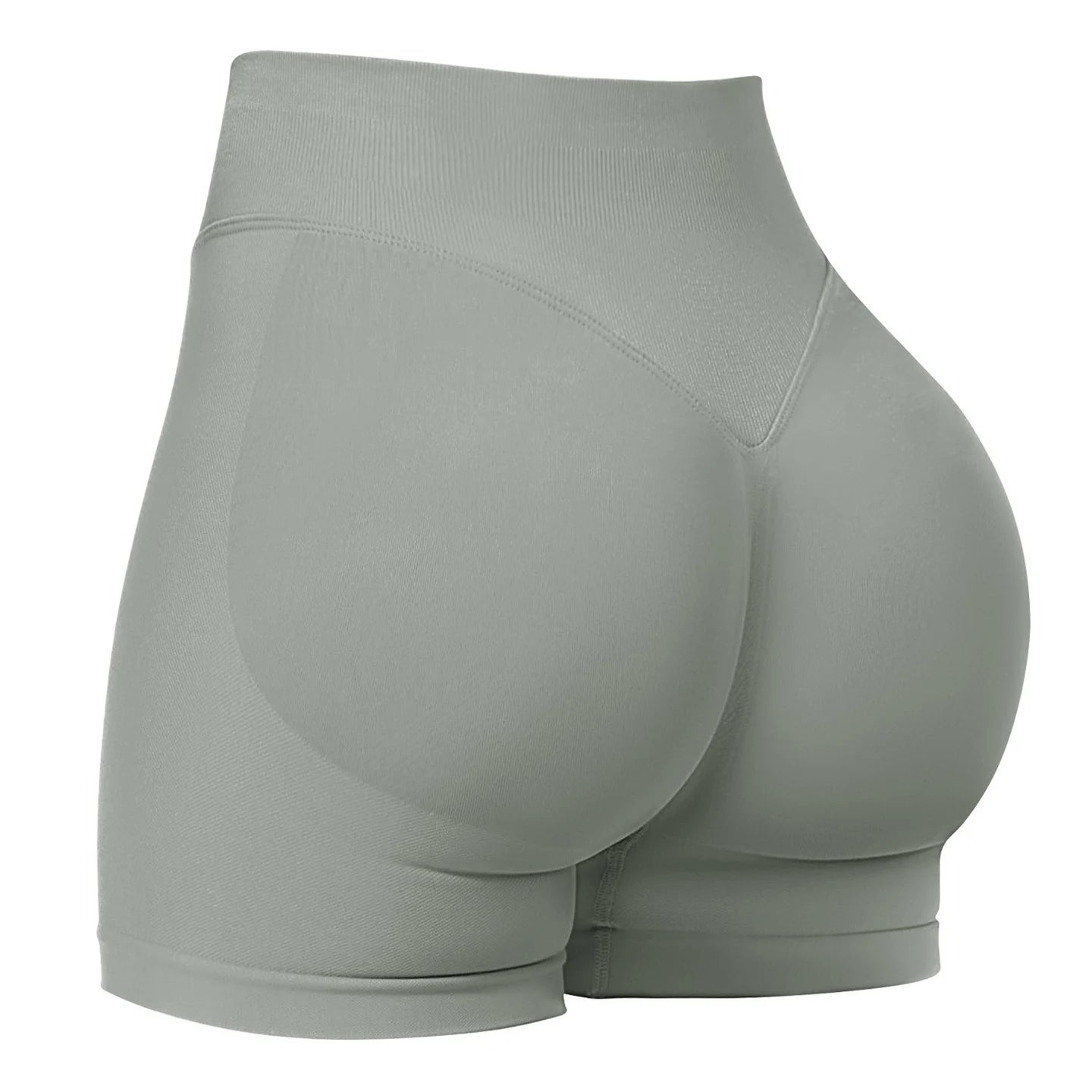 Women's Seamless Stretch Gym Shorts – Low Waist Yoga, Running & Cycling Activewear