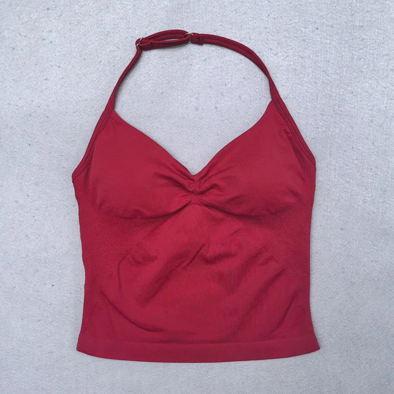 Women's Seamless Workout Set | Scrunch Leggings + Padded Sports Bra
