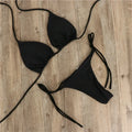 Sexy Push-Up Bikini Set for Women – Padded Bra Thong Two-Piece Bathing Suit