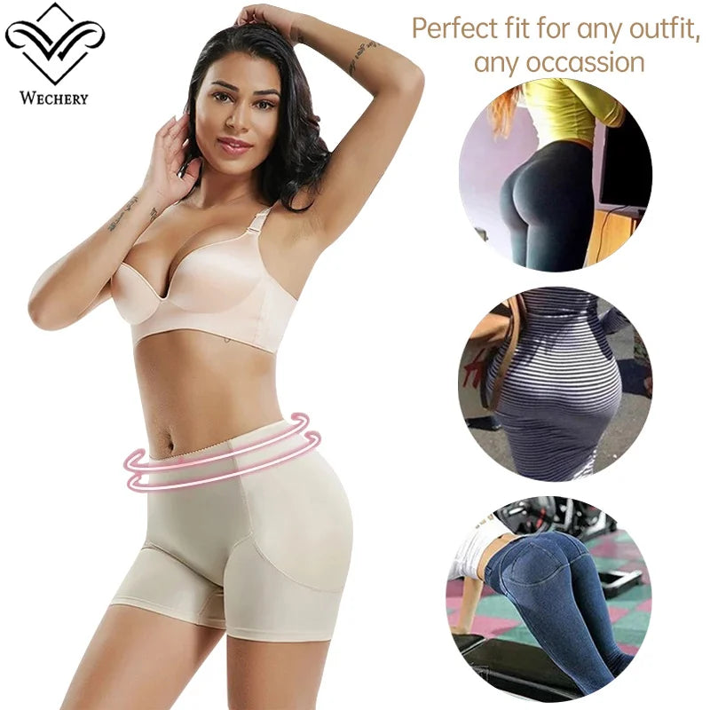 Women's Padded Hip Enhancer Shapewear – Seamless Butt Lift & High Waist Body Shaper