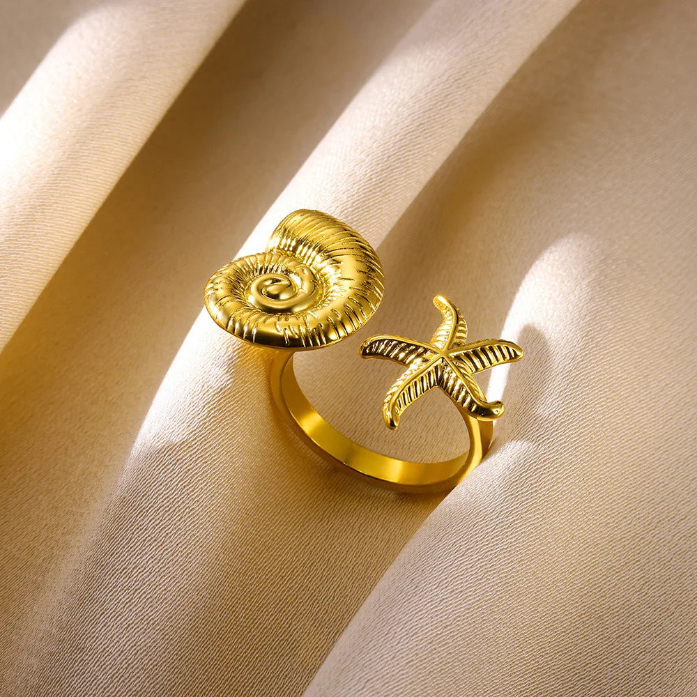 Summer Starfish Ring