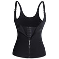 Women's Waist Trainer Tank Top – Zipper Tummy Control Body Shaper Cami